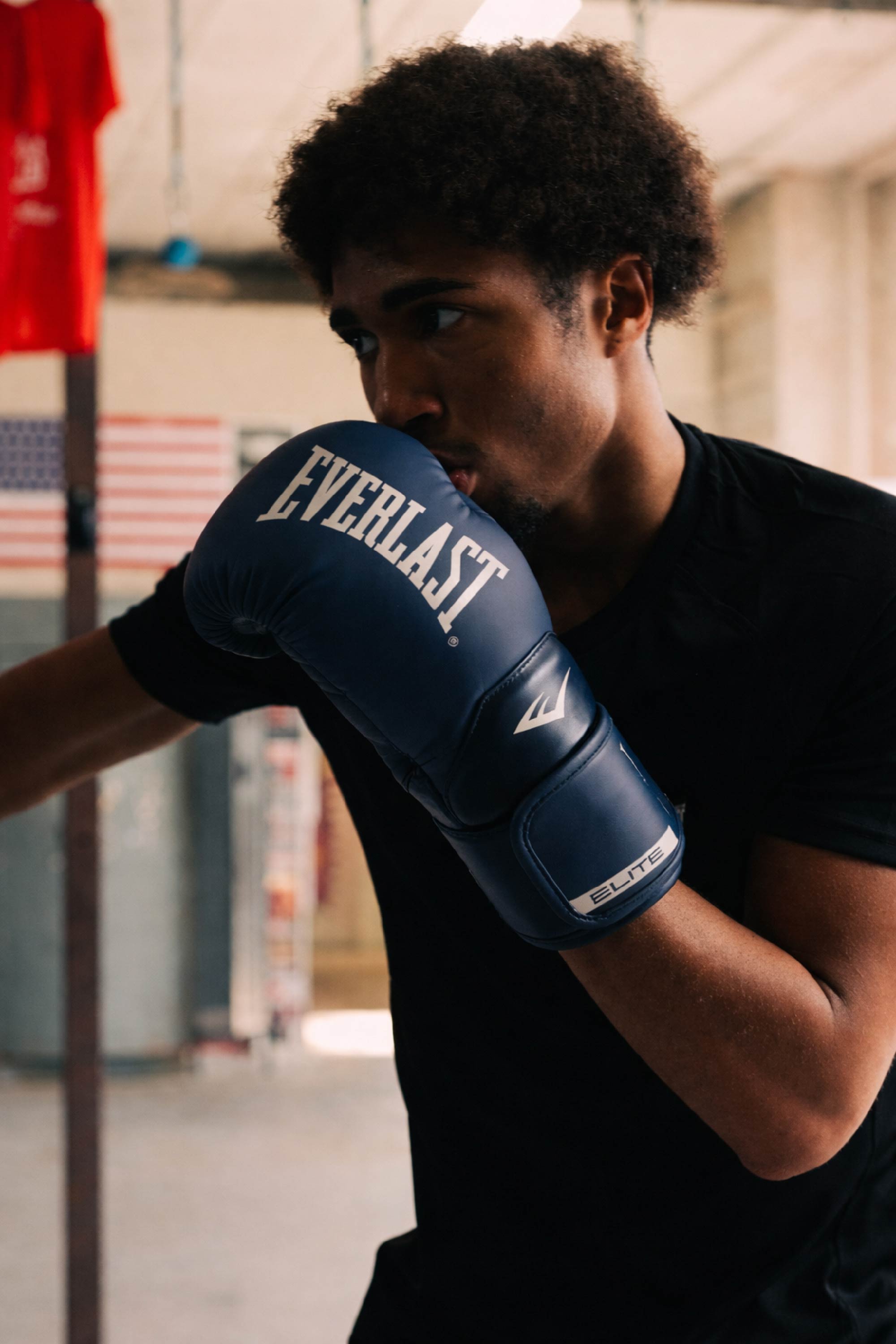 Guantes de Box Elite 2 Marino Everlast