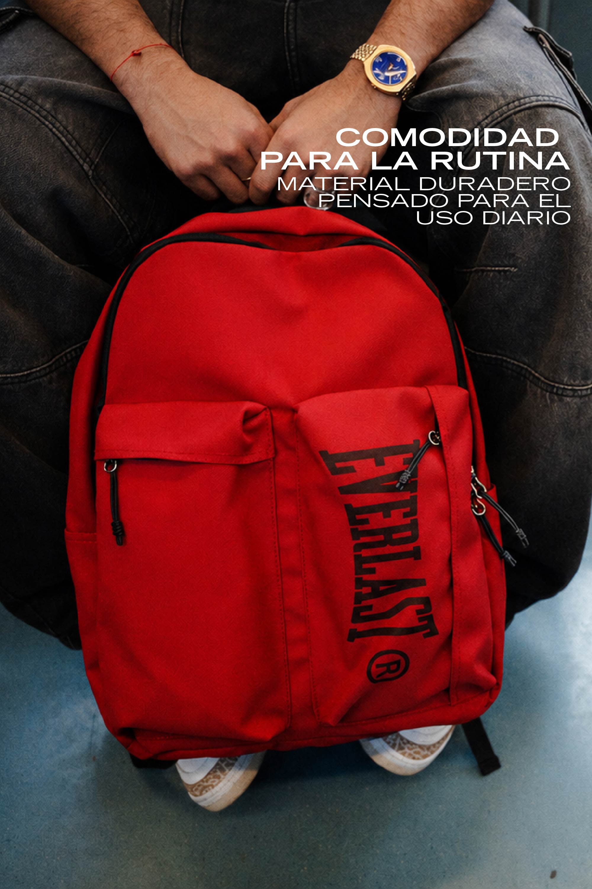 Mochila Retro Rojo