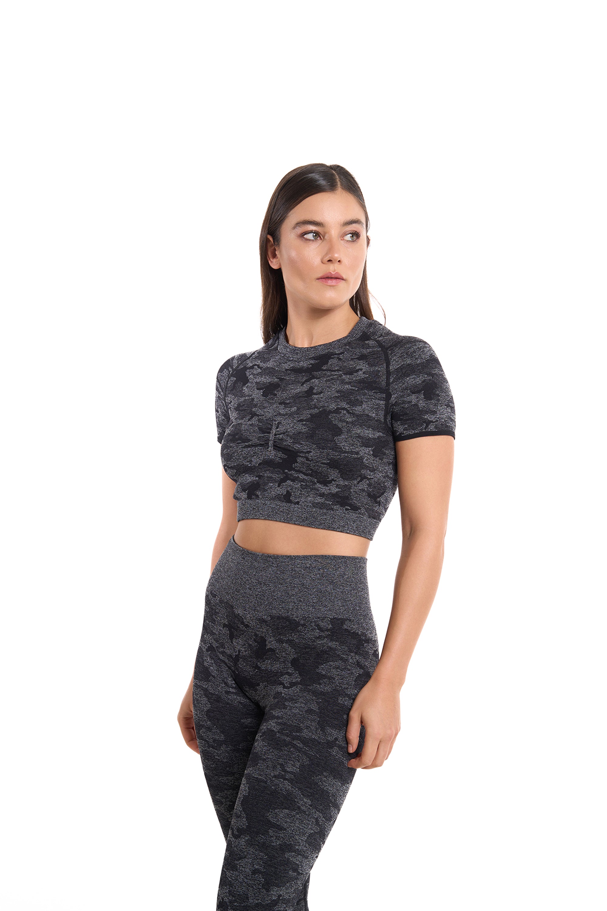 PLAYERA DARK CAMMO FITNESS