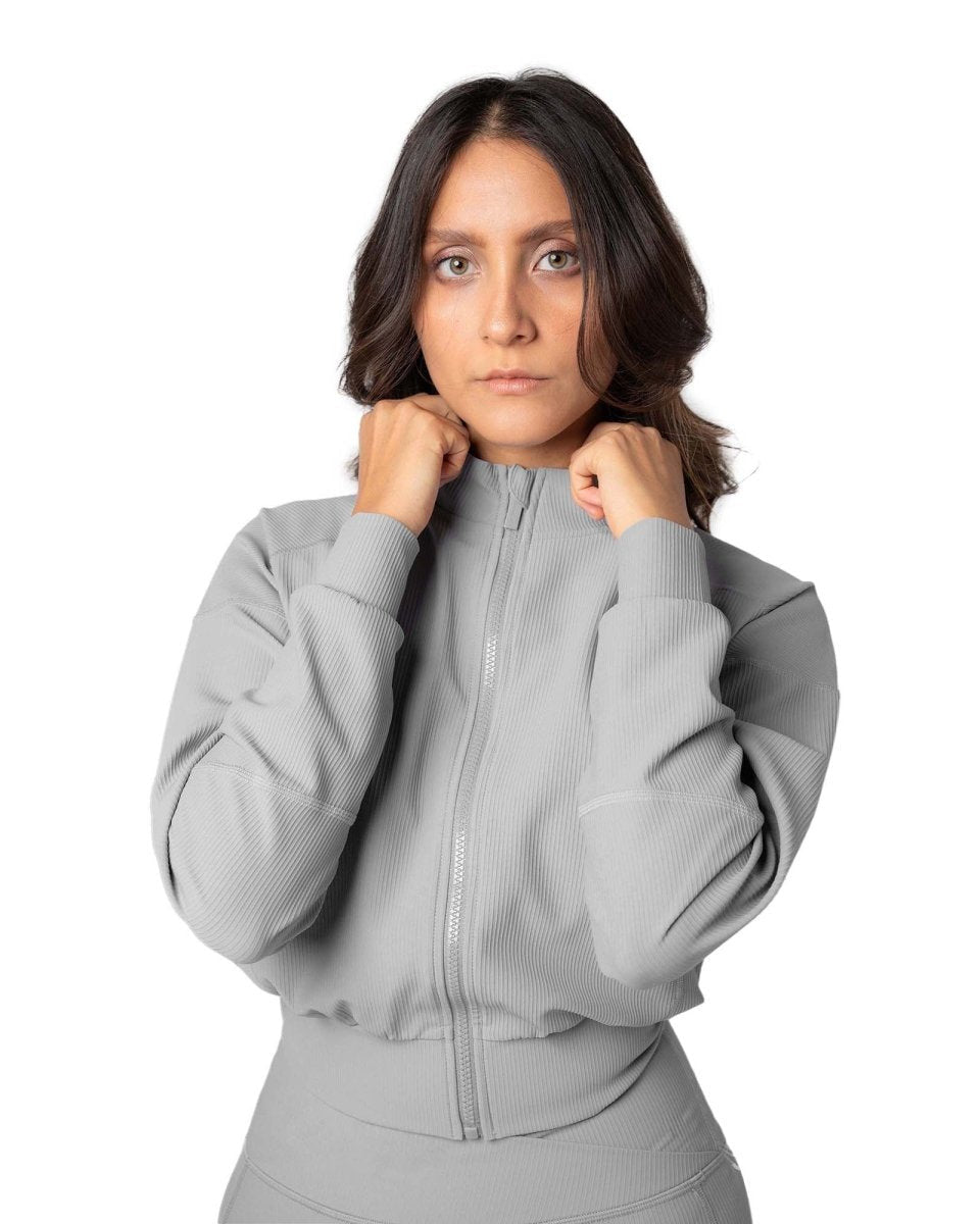 Jacket Harmony Yoga Gris - Everlast MéxicoJacket Harmony Yoga Gris