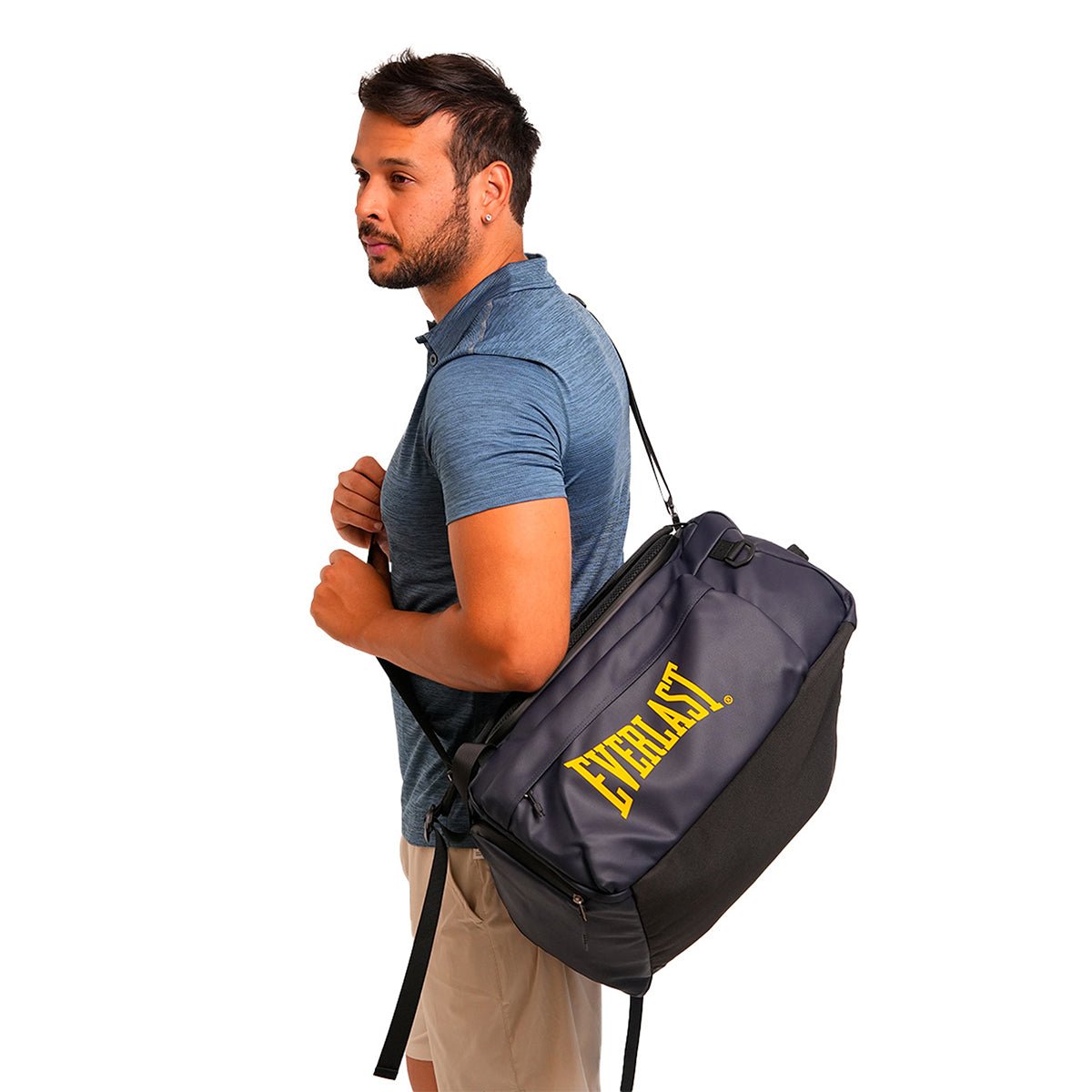 Mochila Maleta Retro Camping Dark Blue - Everlast MéxicoMochila Maleta Retro Camping Dark Blue