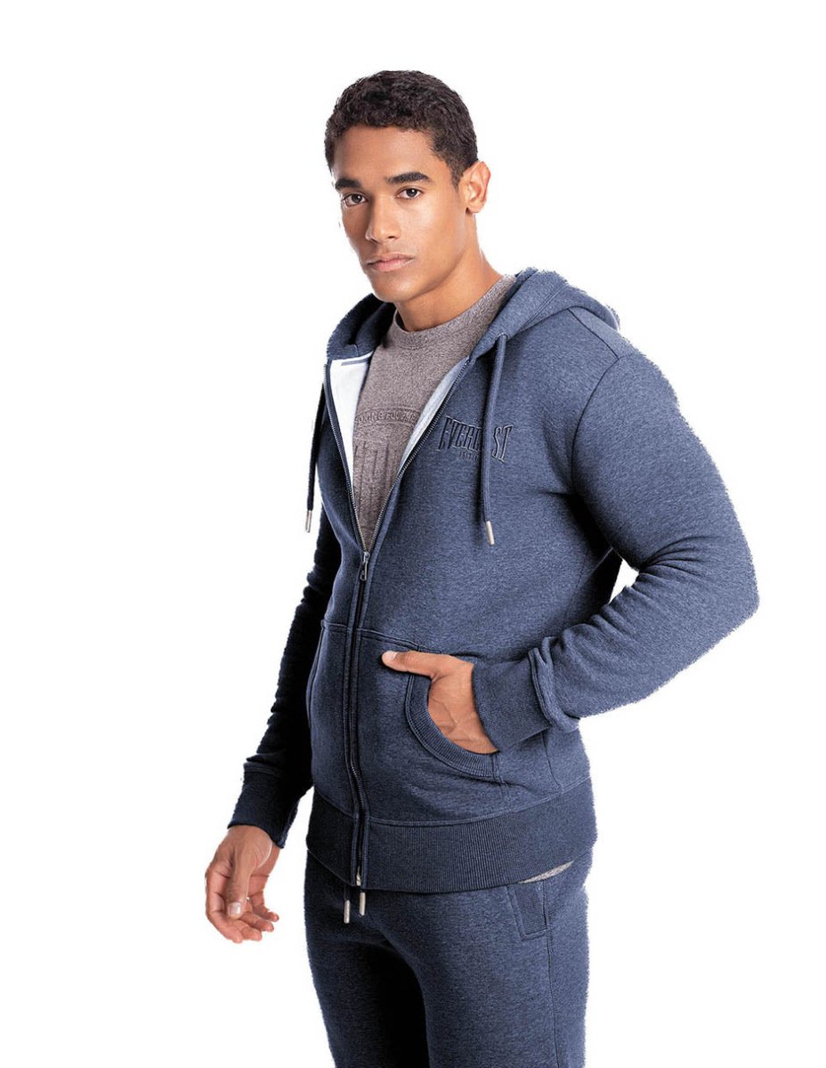 Zip Hoodie Winter Esssentials Blue Lobster - Everlast MéxicoZip Hoodie Winter Esssentials Blue Lobster