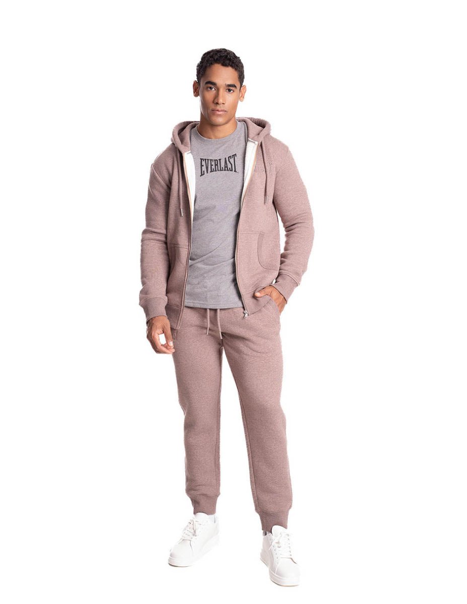 Zip Hoodie Winter Esssentials Taupe - Everlast MéxicoZip Hoodie Winter Esssentials Taupe