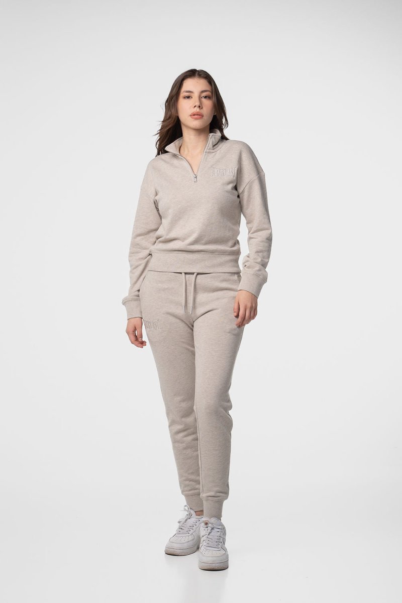 Zip Up Sweater Cool Essentials Light Sand - Everlast MéxicoZip Up Sweater Cool Essentials Light Sand