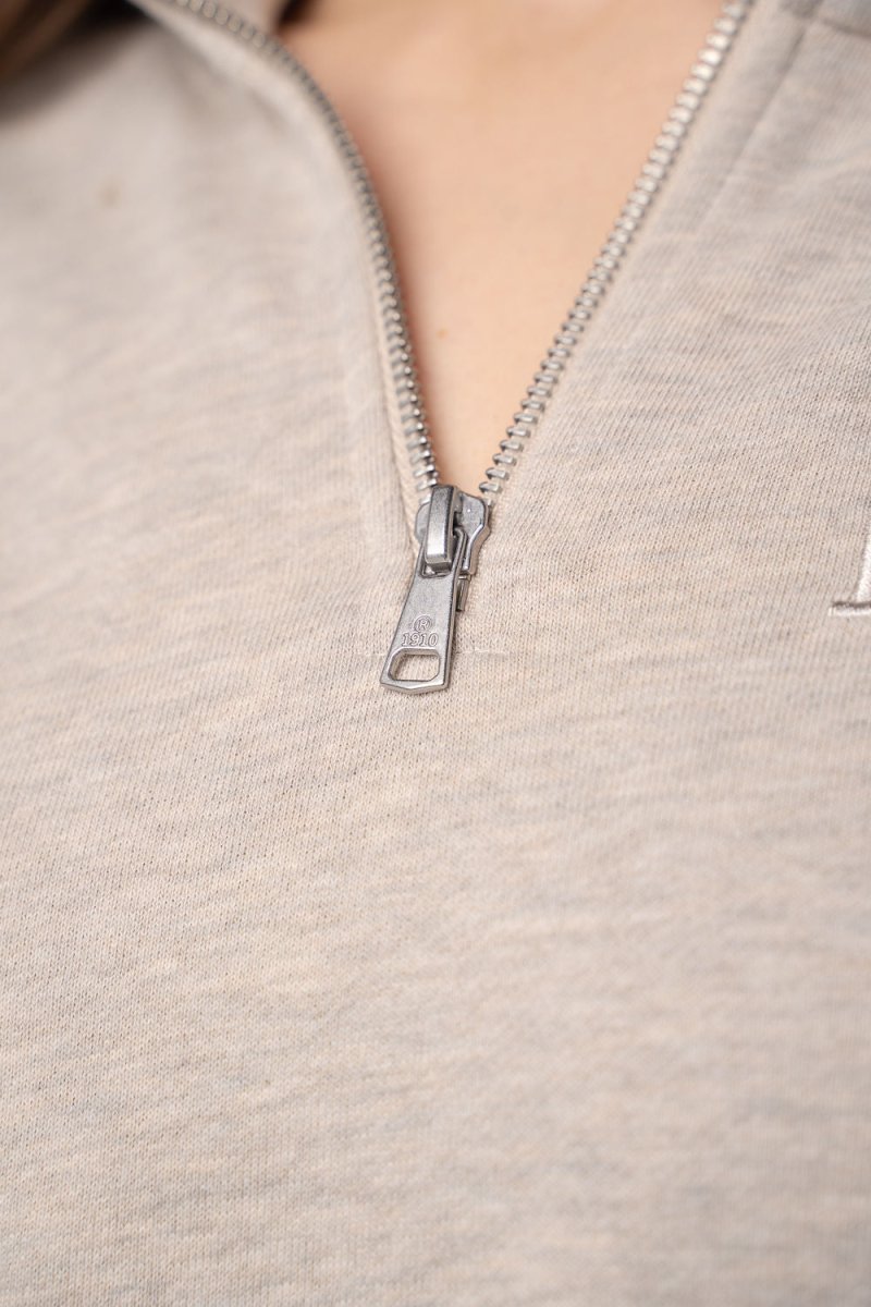 Zip Up Sweater Cool Essentials Light Sand - Everlast MéxicoZip Up Sweater Cool Essentials Light Sand