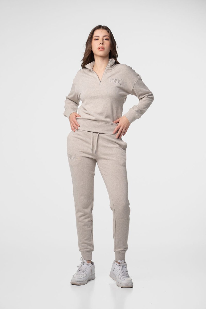 Zip Up Sweater Cool Essentials Light Sand - Everlast MéxicoZip Up Sweater Cool Essentials Light Sand