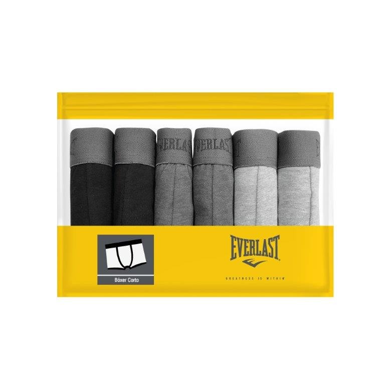 6 Pack Bóxers Ajustados Neutral para Hombre - Everlast México6 Pack Bóxers Ajustados Neutral para Hombre