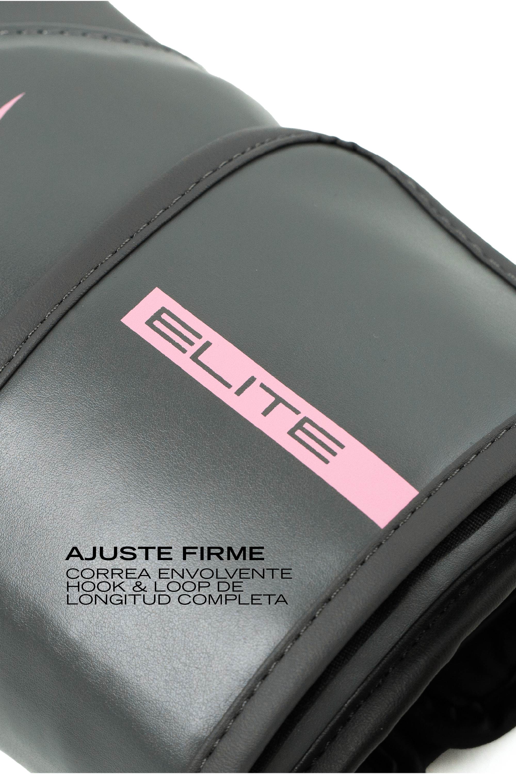Guantes de Box Elite 2 Gris Rosa Everlast