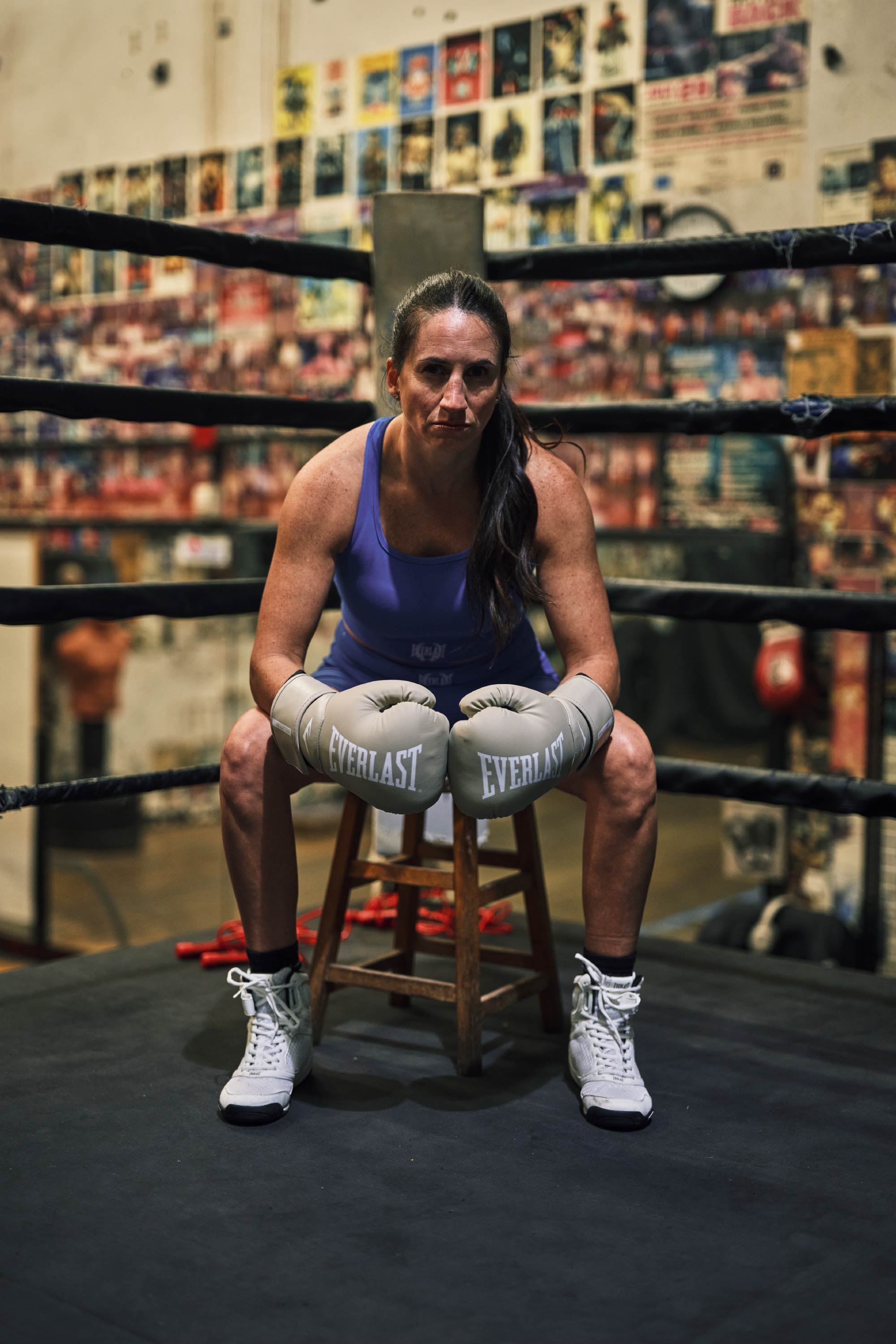 Guantes de Box Elite 2 Gris Rosa Everlast