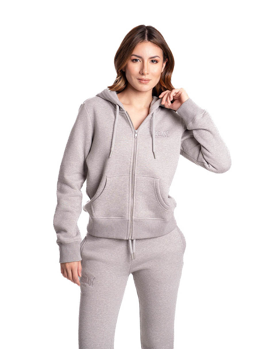 Zip Hoodie Esssentials Winter Silver
