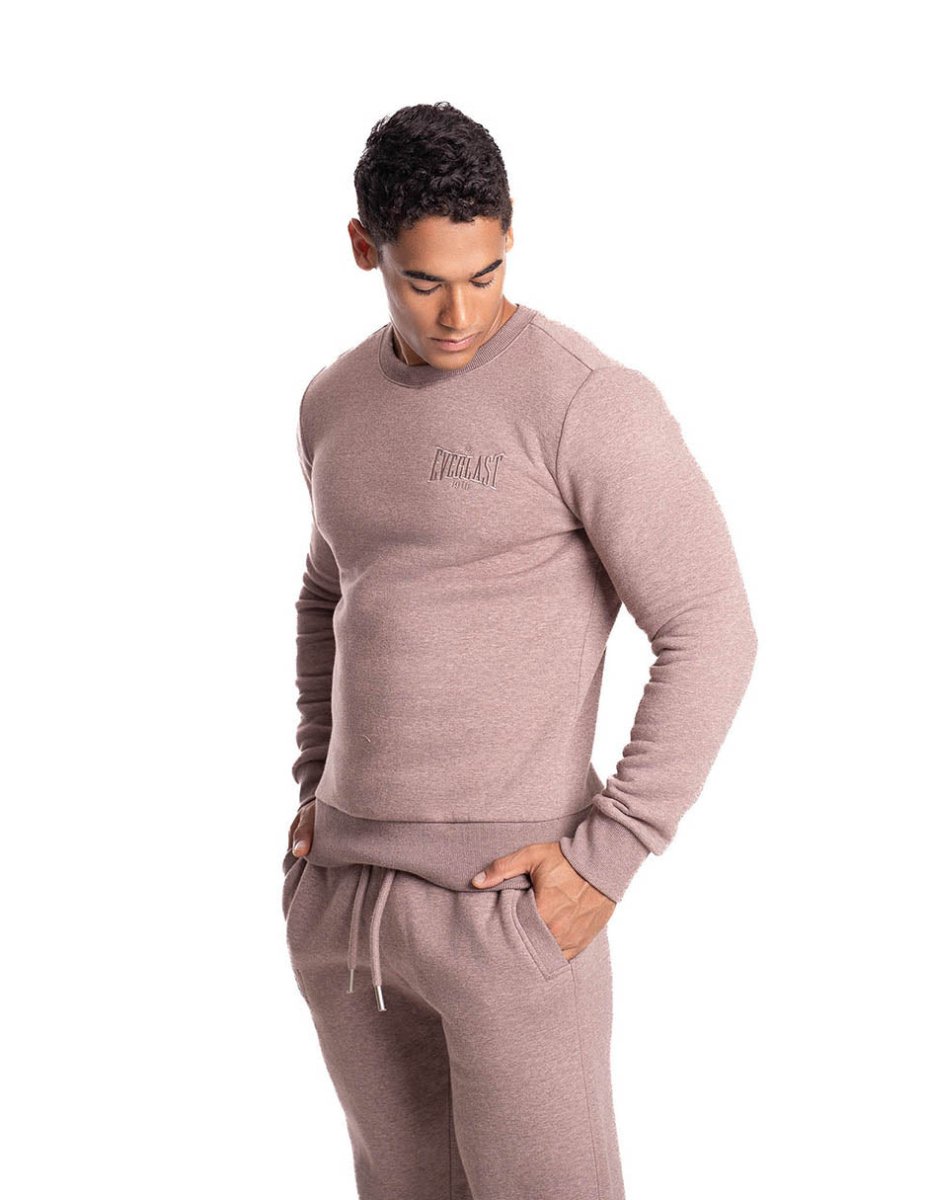 Crew Neck Winter Esssentials Taupe - Everlast MéxicoCrew Neck Winter Esssentials Taupe