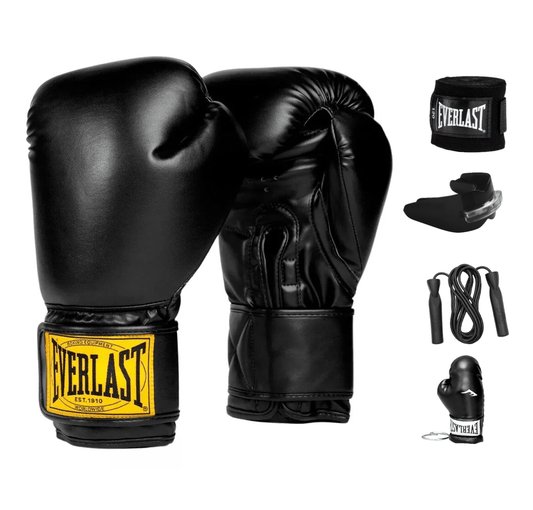 Kit The Challenger Negro - Everlast MéxicoKit The Challenger Negro