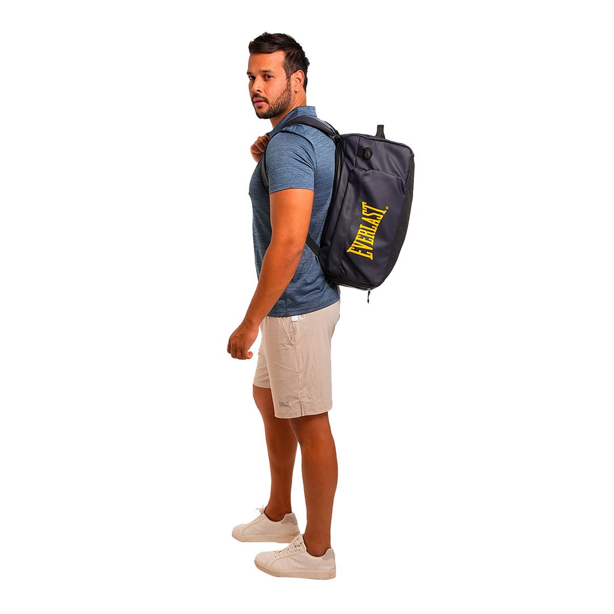 Mochila Maleta Retro Camping Dark Blue - Everlast MéxicoMochila Maleta Retro Camping Dark Blue