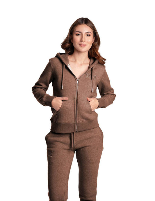 Zip Hoodie Esssentials Winter Coffe - Everlast MéxicoZip Hoodie Esssentials Winter Coffe