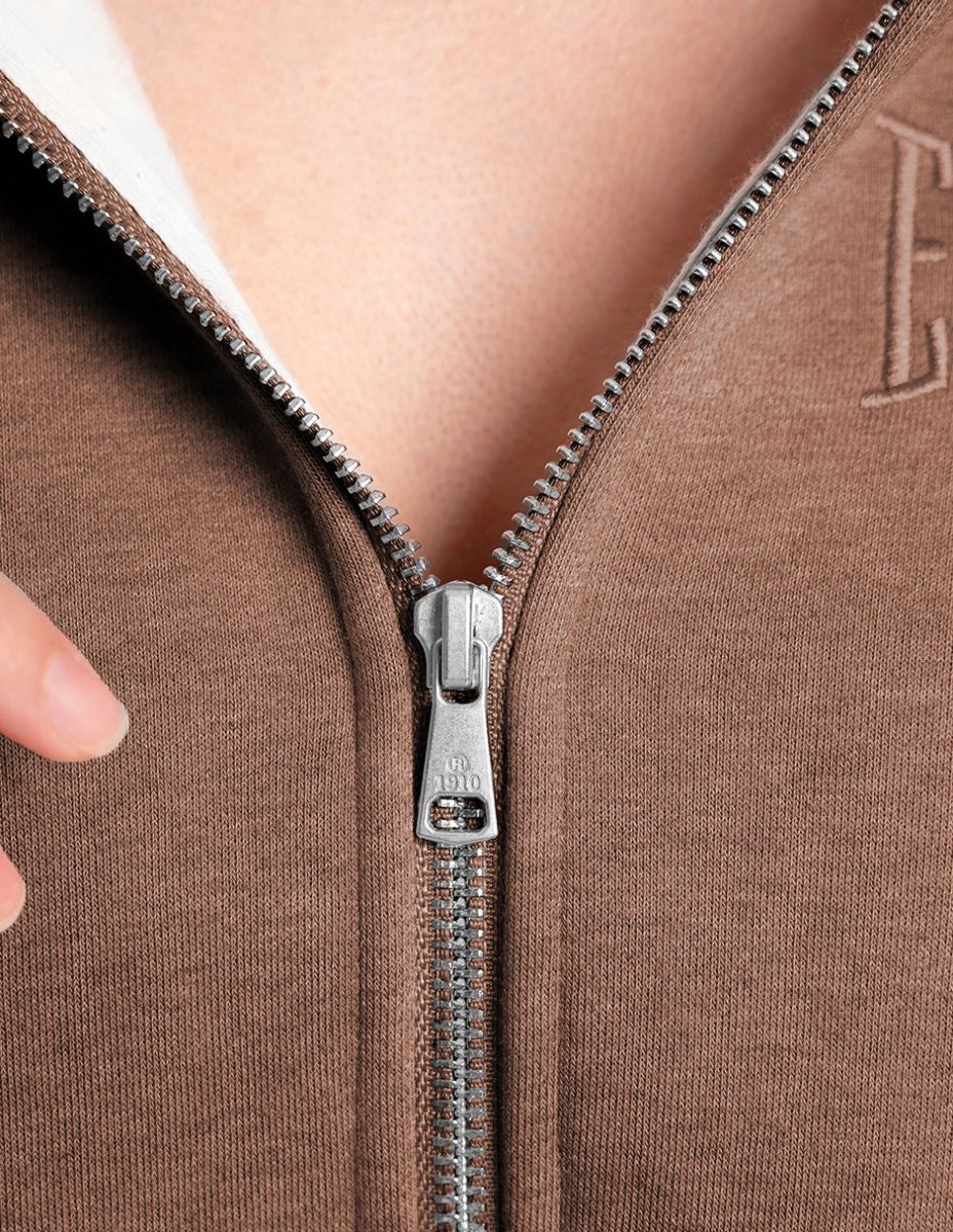 Zip Hoodie Esssentials Winter Coffe - Everlast MéxicoZip Hoodie Esssentials Winter Coffe