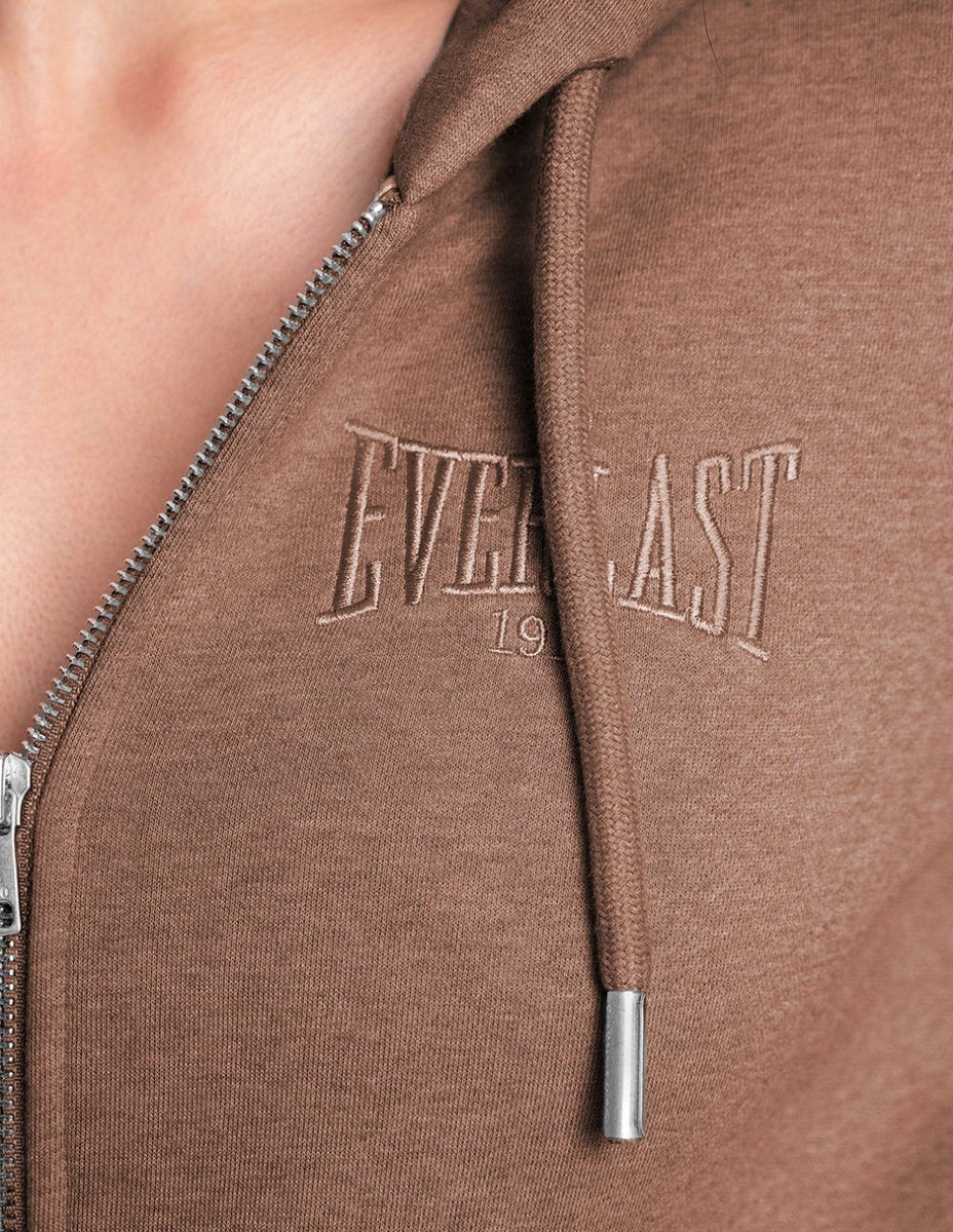 Zip Hoodie Esssentials Winter Coffe - Everlast MéxicoZip Hoodie Esssentials Winter Coffe
