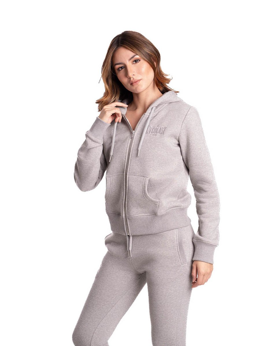 Zip Hoodie Esssentials Winter Silver - Everlast MéxicoZip Hoodie Esssentials Winter Silver
