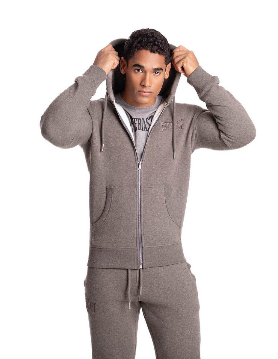 Zip Hoodie Winter Esssentials Beluga - Everlast MéxicoZip Hoodie Winter Esssentials Beluga