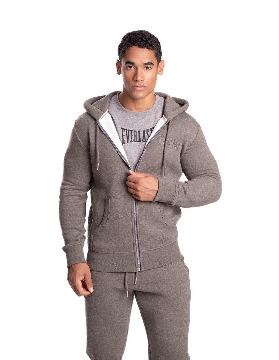 Zip Hoodie Winter Esssentials Beluga - Everlast MéxicoZip Hoodie Winter Esssentials Beluga