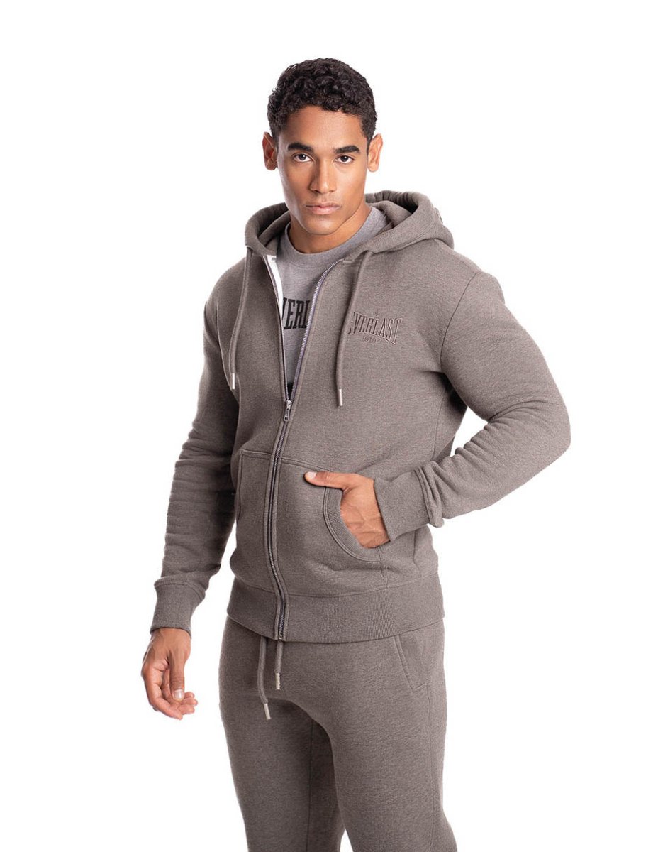 Zip Hoodie Winter Esssentials Beluga - Everlast MéxicoZip Hoodie Winter Esssentials Beluga