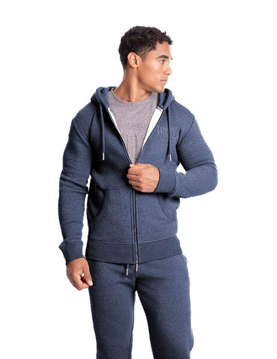 Zip Hoodie Winter Esssentials Blue Lobster - Everlast MéxicoZip Hoodie Winter Esssentials Blue Lobster