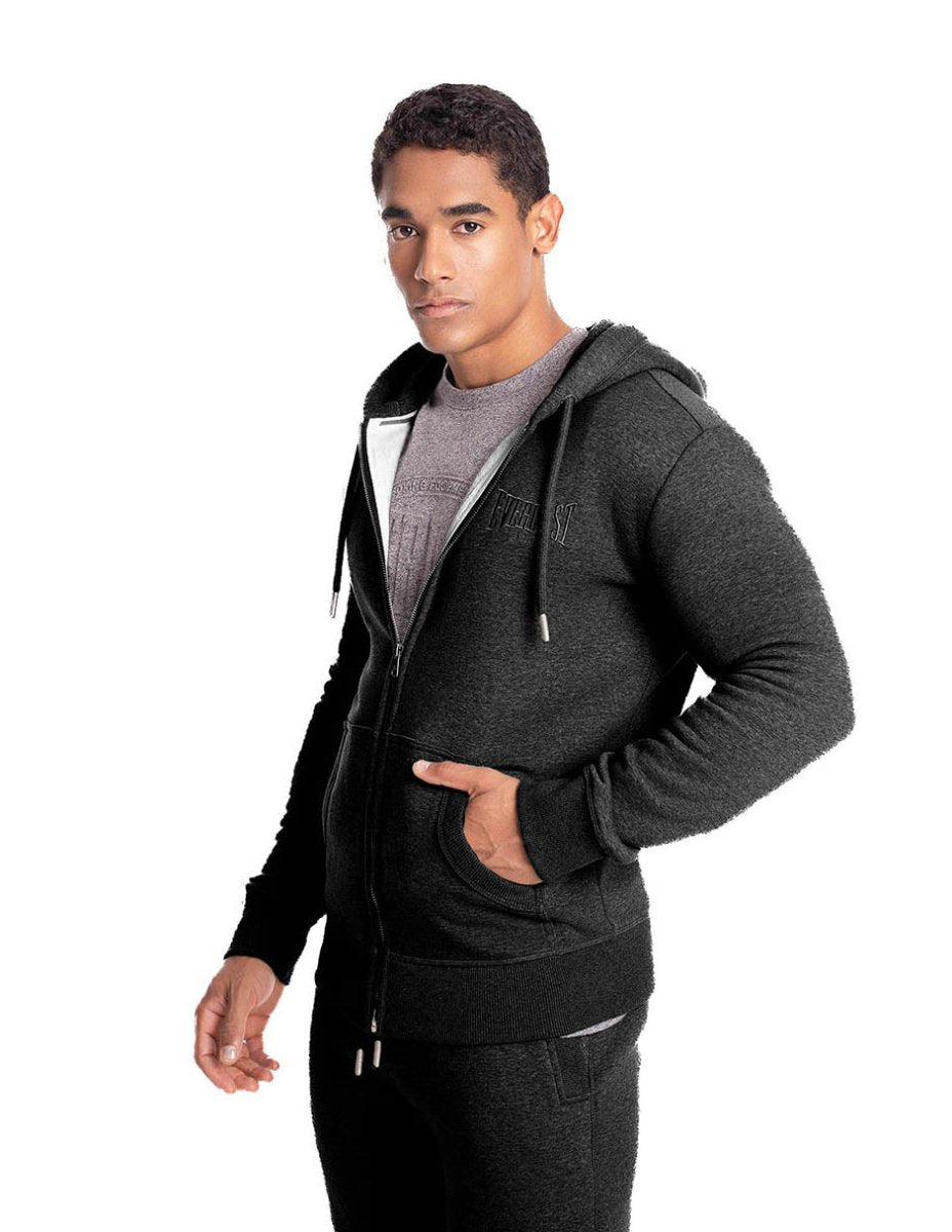 Zip Hoodie Winter Esssentials Raven - Everlast MéxicoZip Hoodie Winter Esssentials Raven