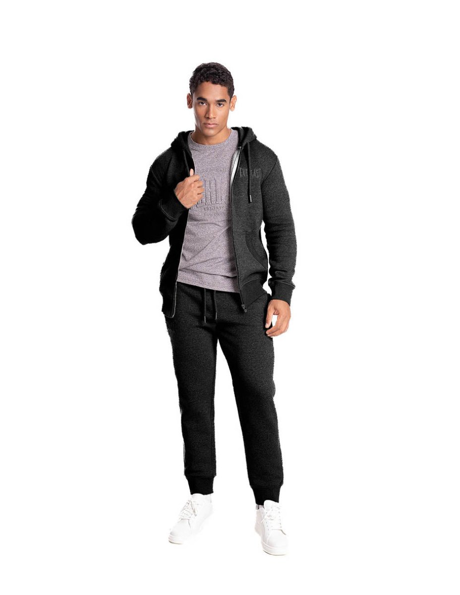 Zip Hoodie Winter Esssentials Raven - Everlast MéxicoZip Hoodie Winter Esssentials Raven
