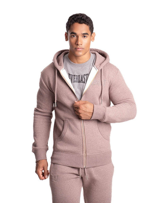 Zip Hoodie Winter Esssentials Taupe - Everlast MéxicoZip Hoodie Winter Esssentials Taupe