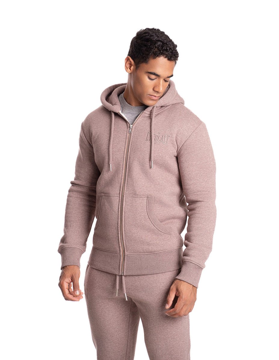 Zip Hoodie Winter Esssentials Taupe - Everlast MéxicoZip Hoodie Winter Esssentials Taupe