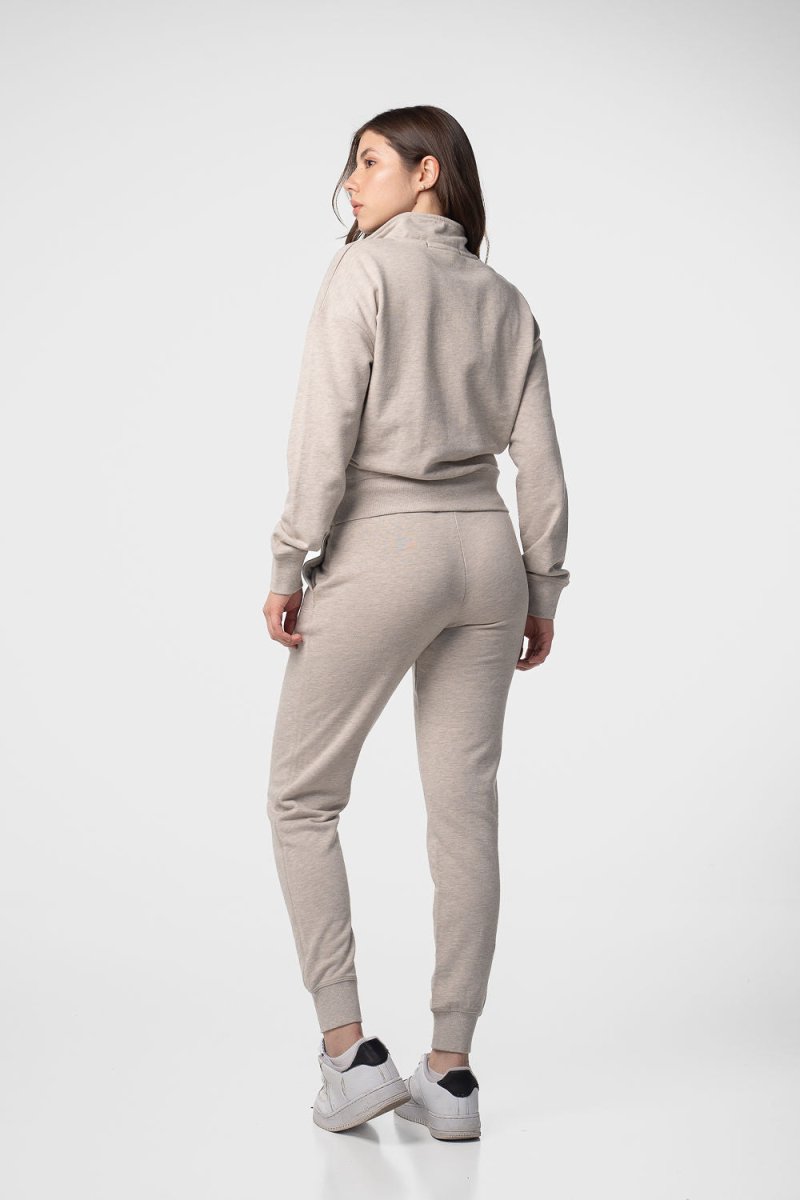Zip Up Sweater Cool Essentials Light Sand - Everlast MéxicoZip Up Sweater Cool Essentials Light Sand