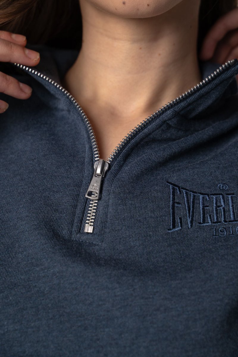 Zip Up Sweater Cool Essentials Night Blue - Everlast MéxicoZip Up Sweater Cool Essentials Night Blue