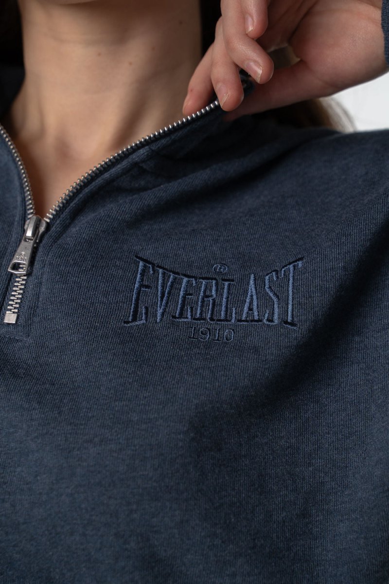 Zip Up Sweater Cool Essentials Night Blue - Everlast MéxicoZip Up Sweater Cool Essentials Night Blue
